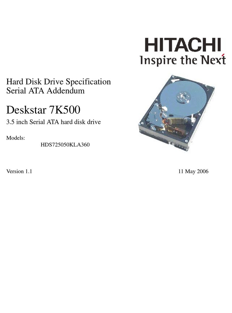Hitachi Deskstar 7K500 Specifications