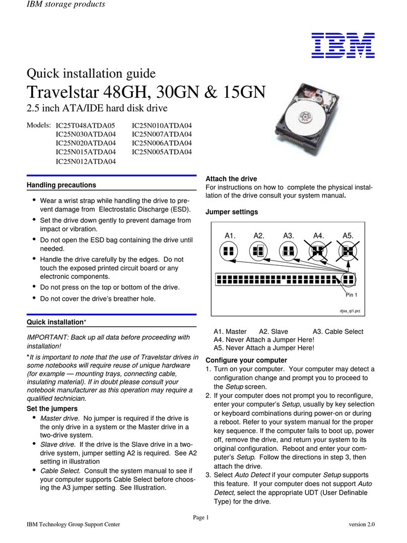 IBM Travelstar 15GN User manual