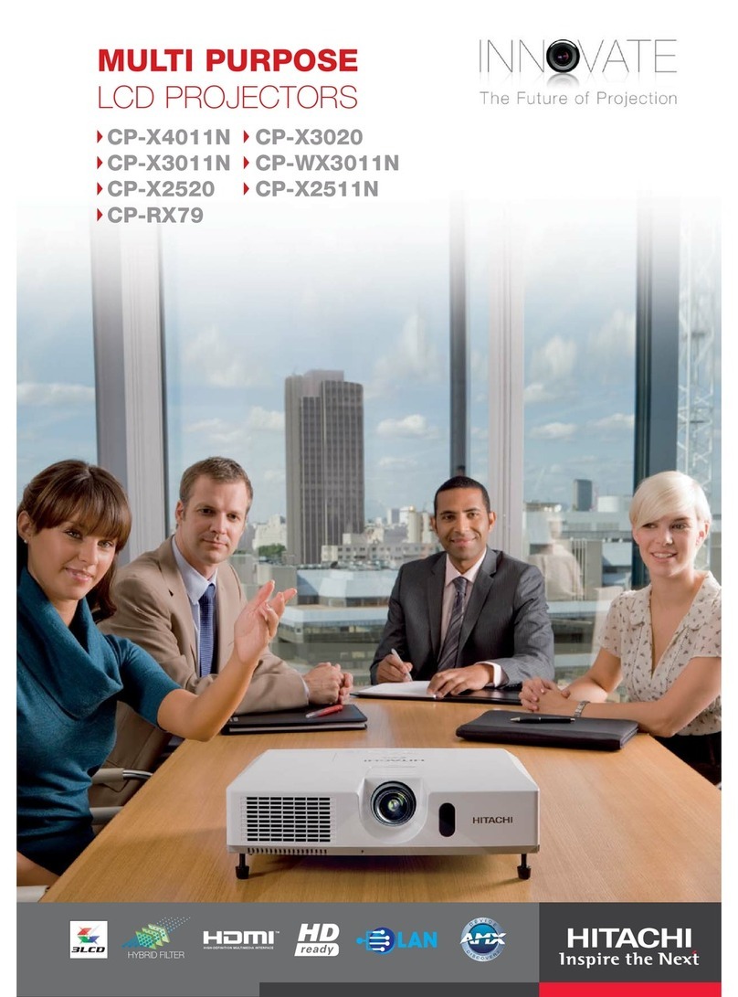 Hitachi CP-WX3011N User manual