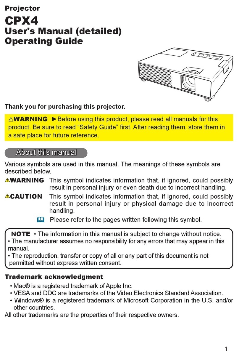 Hitachi CPX4 series user guide