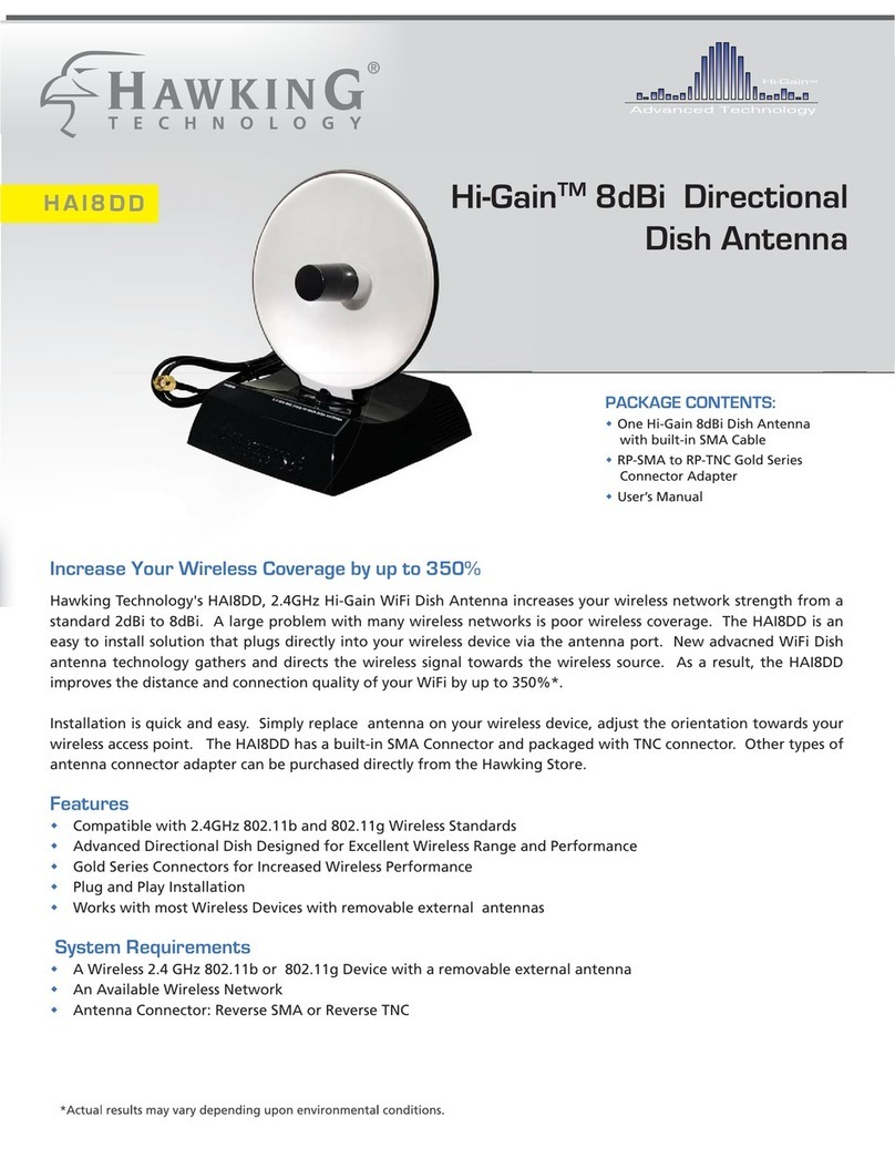 Hawking HAI8DD Specifications Hawking HAI8DD Specifications