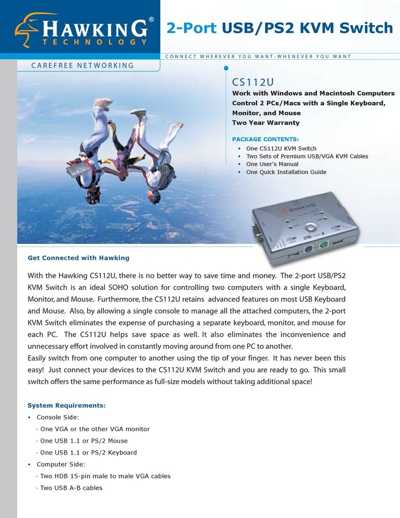 Hawking CS112U User manual Hawking CS112U User manual