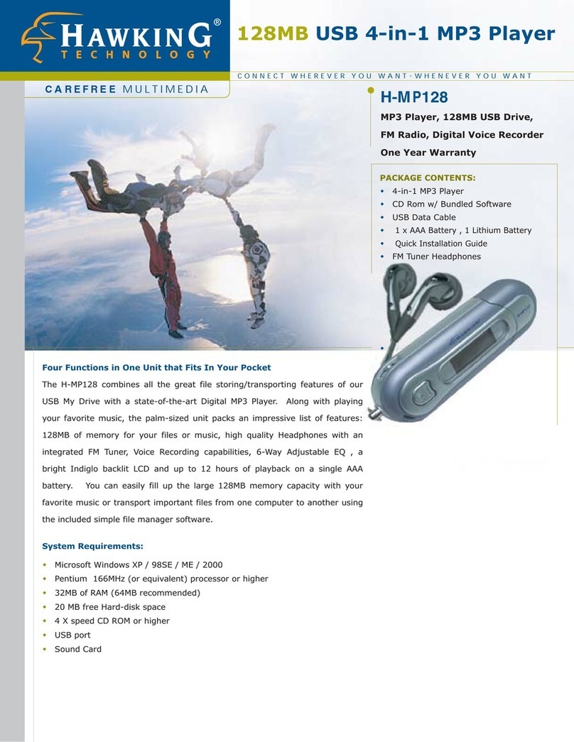 Hawking H-MP128 specification