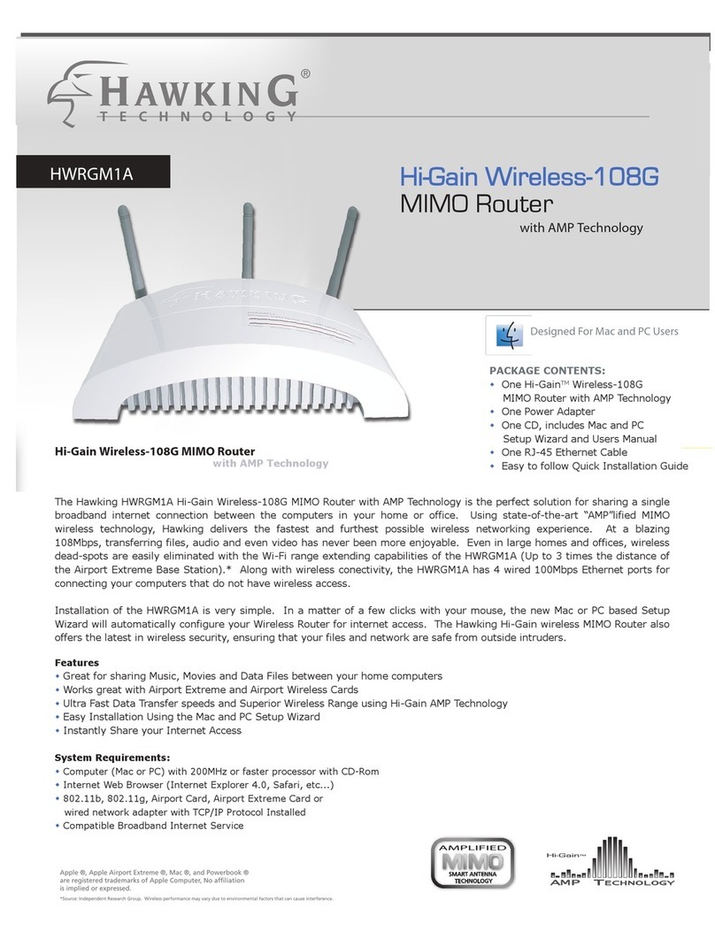 Hawking HWRGM1A User manual