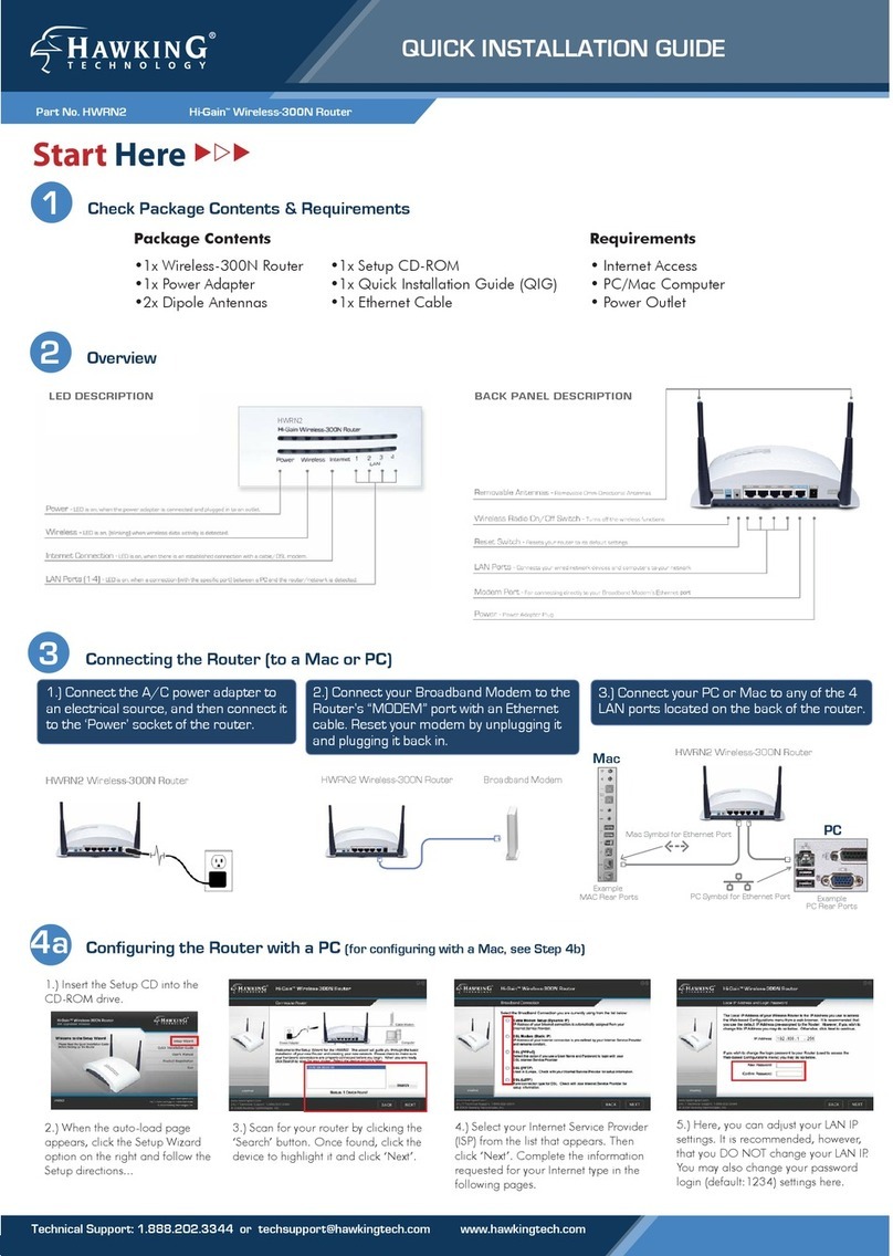 Hawking HWRN2 User manual