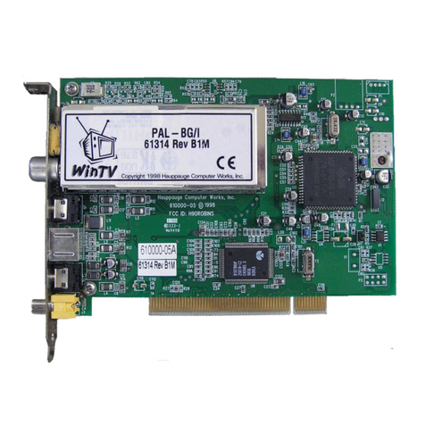 Hauppauge WinTV-D User manual