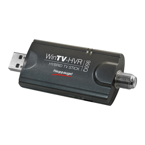 Hauppauge WinTV-HVR-950Q Quick installation guide