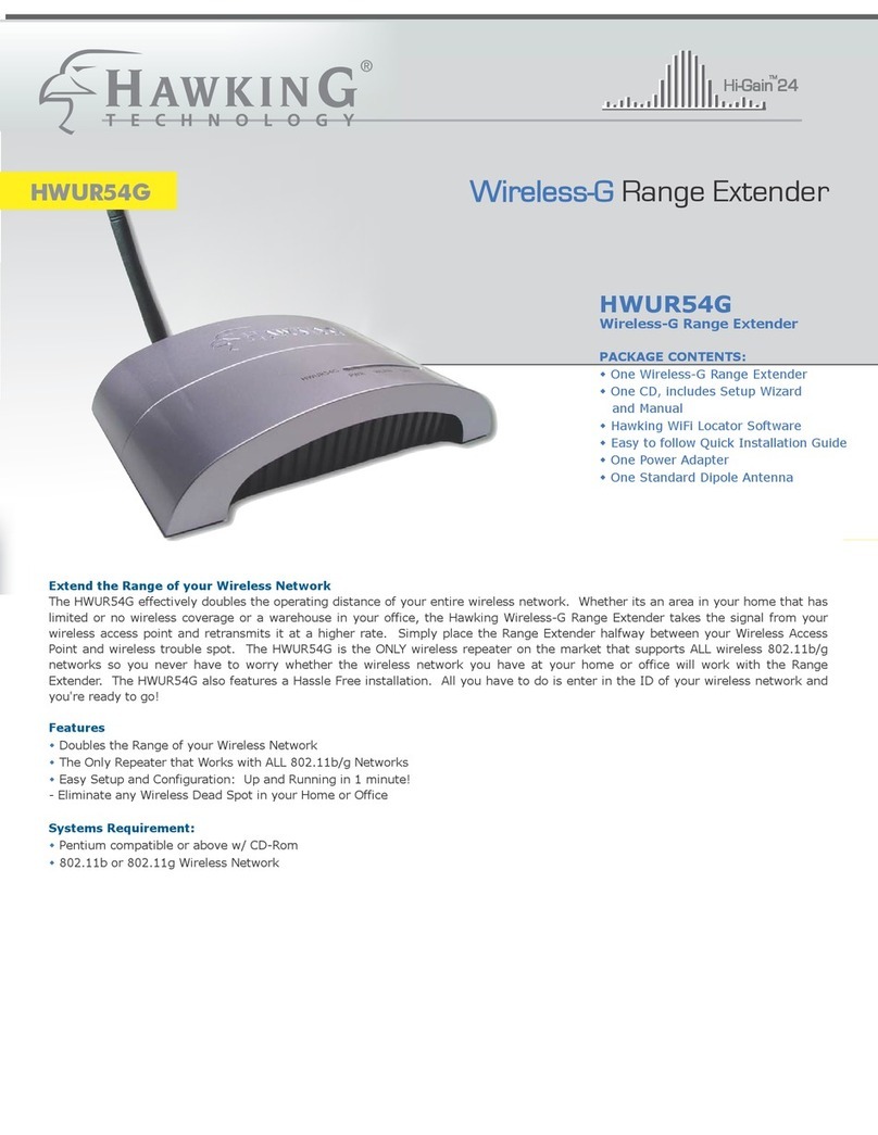 Hawking HWUR54G User manual