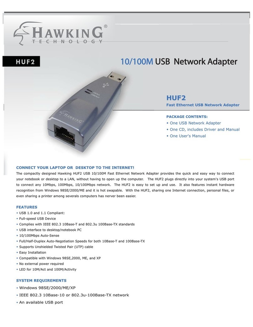 Hawking HUF2 Specifications