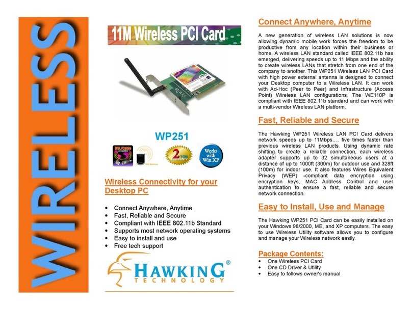 Hawking WP251 Specifications