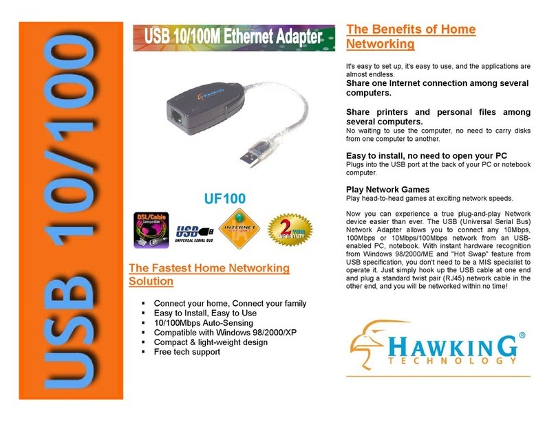 Hawking UF100 Specifications