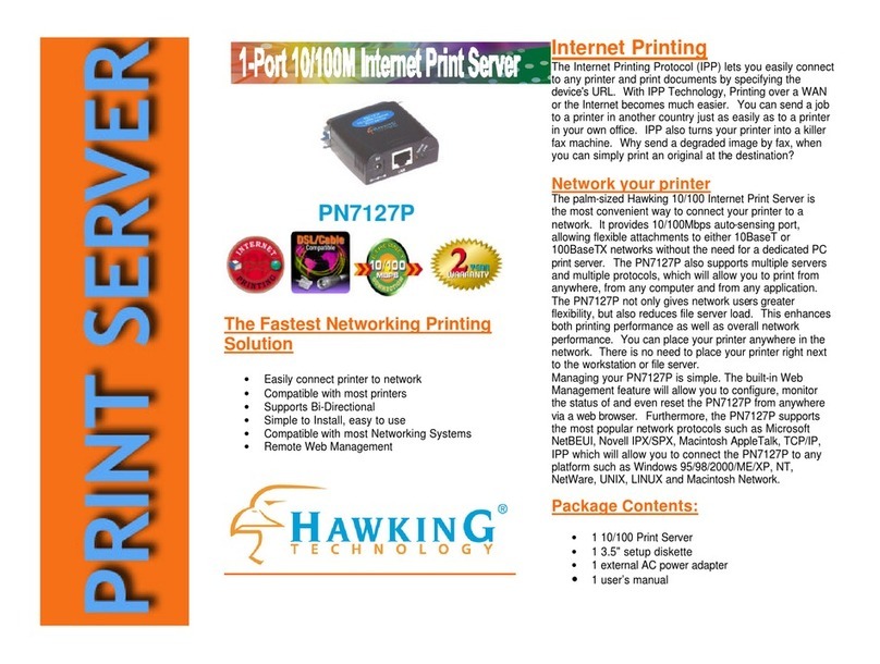 Hawking PN7127P User manual Hawking PN7127P User manual