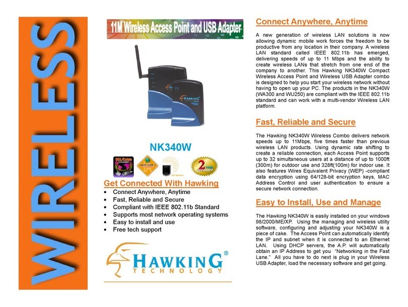 Hawking NK340W Specifications