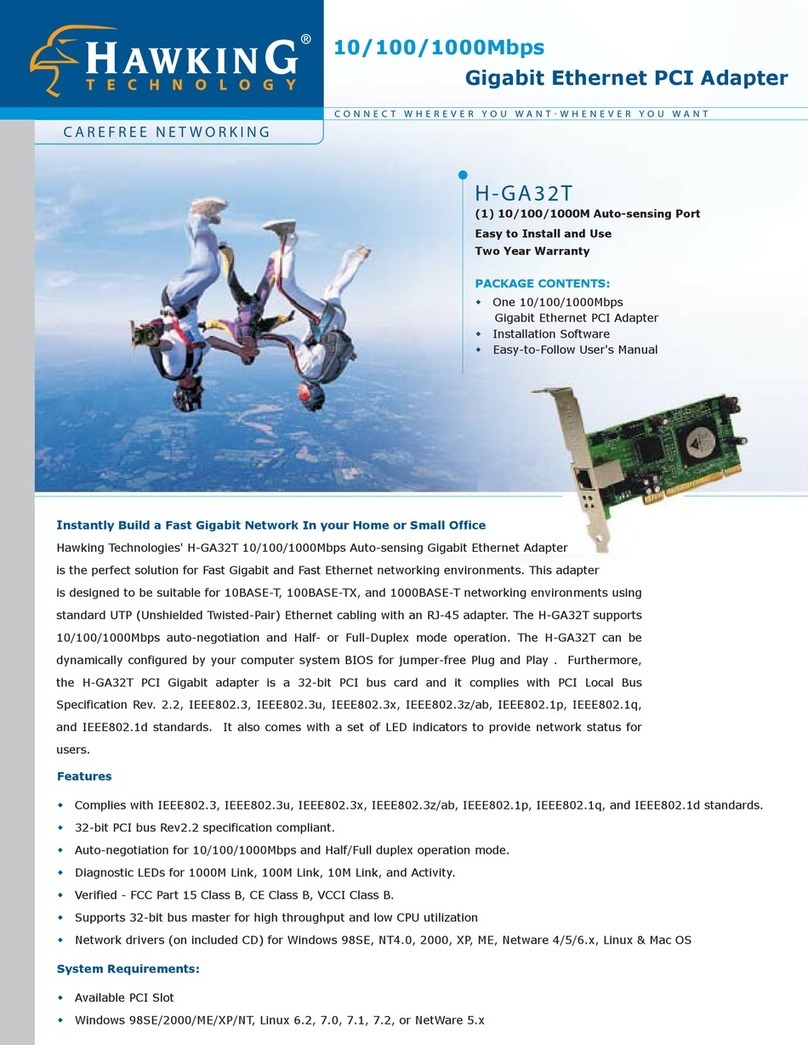Hawking H-GA32T Specifications