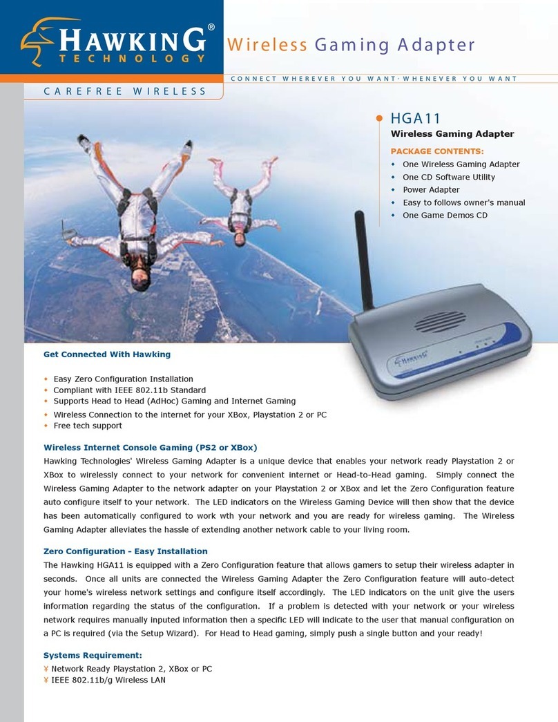 Hawking HGA11 User manual