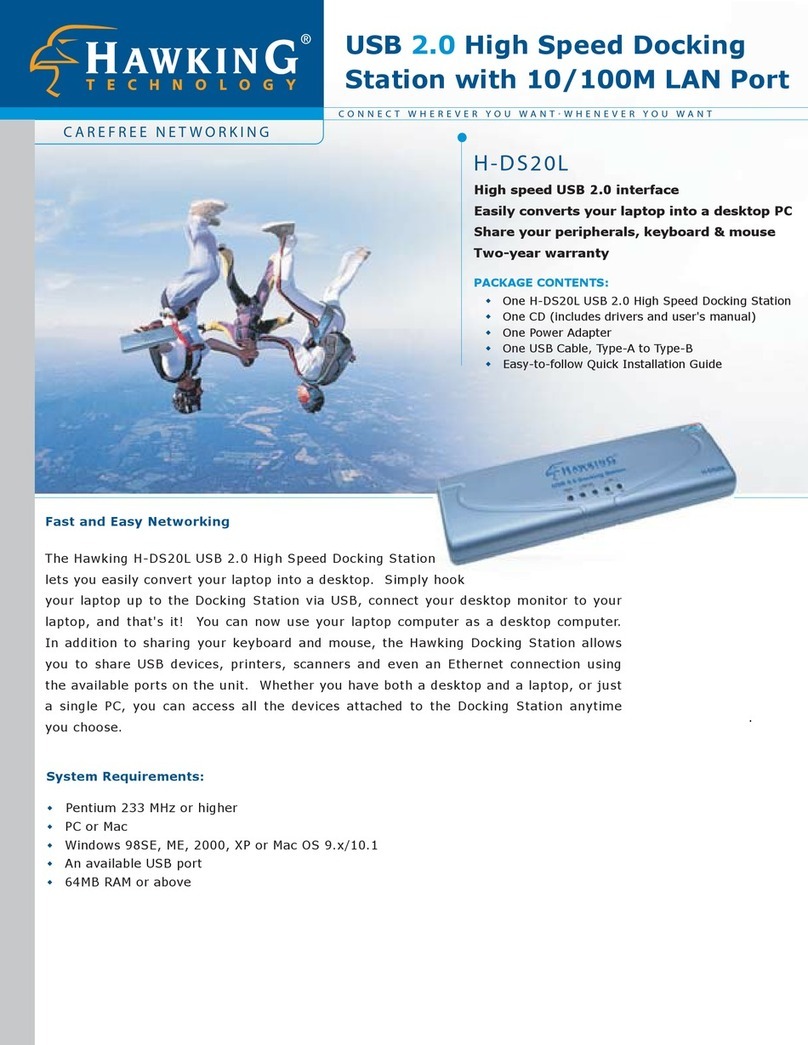 Hawking H-DS20L Specification sheet