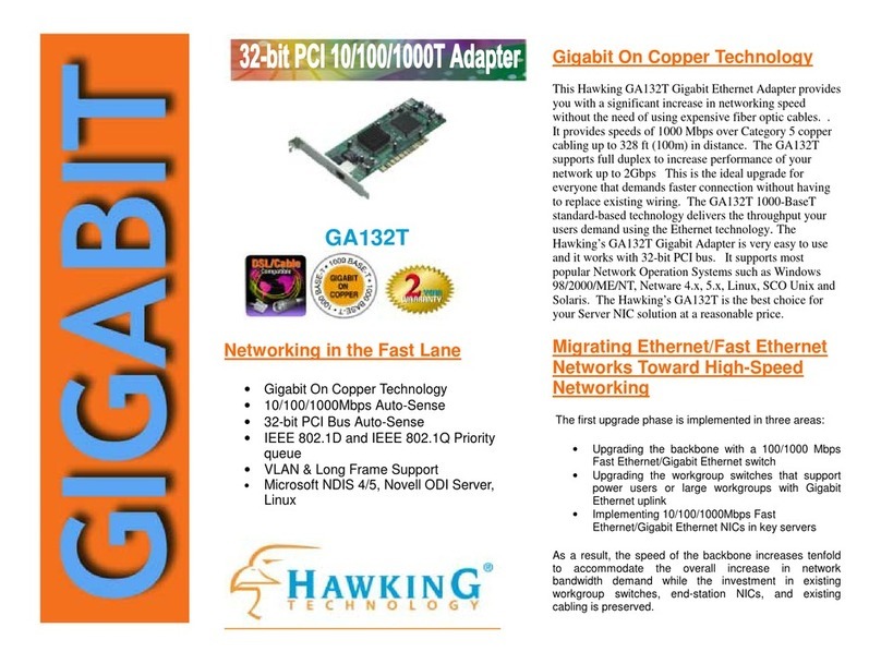 Hawking GA132T Specifications