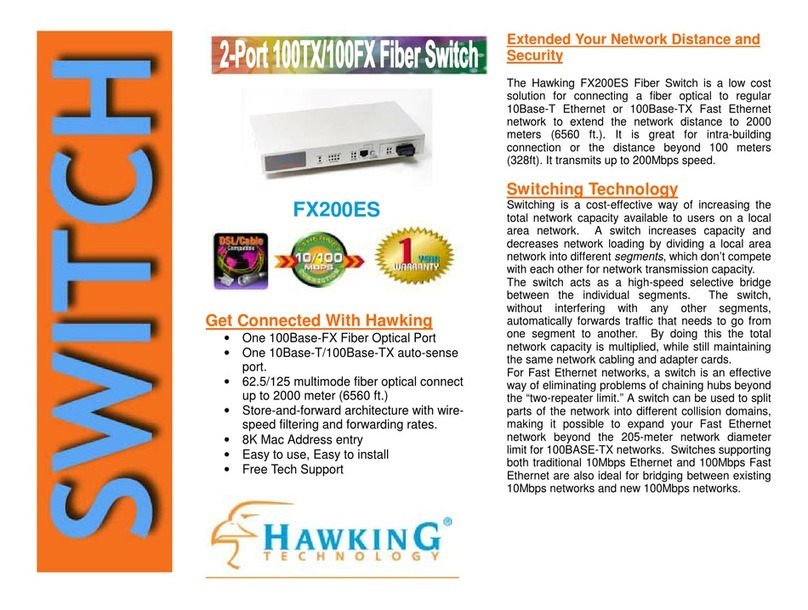 Hawking FX200ES User manual Hawking FX200ES User manual