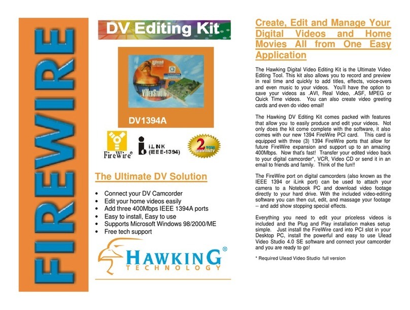 Hawking DV1394A Specifications