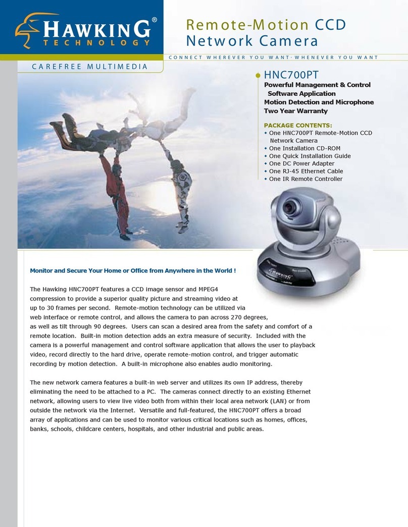 Hawking Net-Vision HNC700PT User manual Hawking Net-Vision HNC700PT User manual