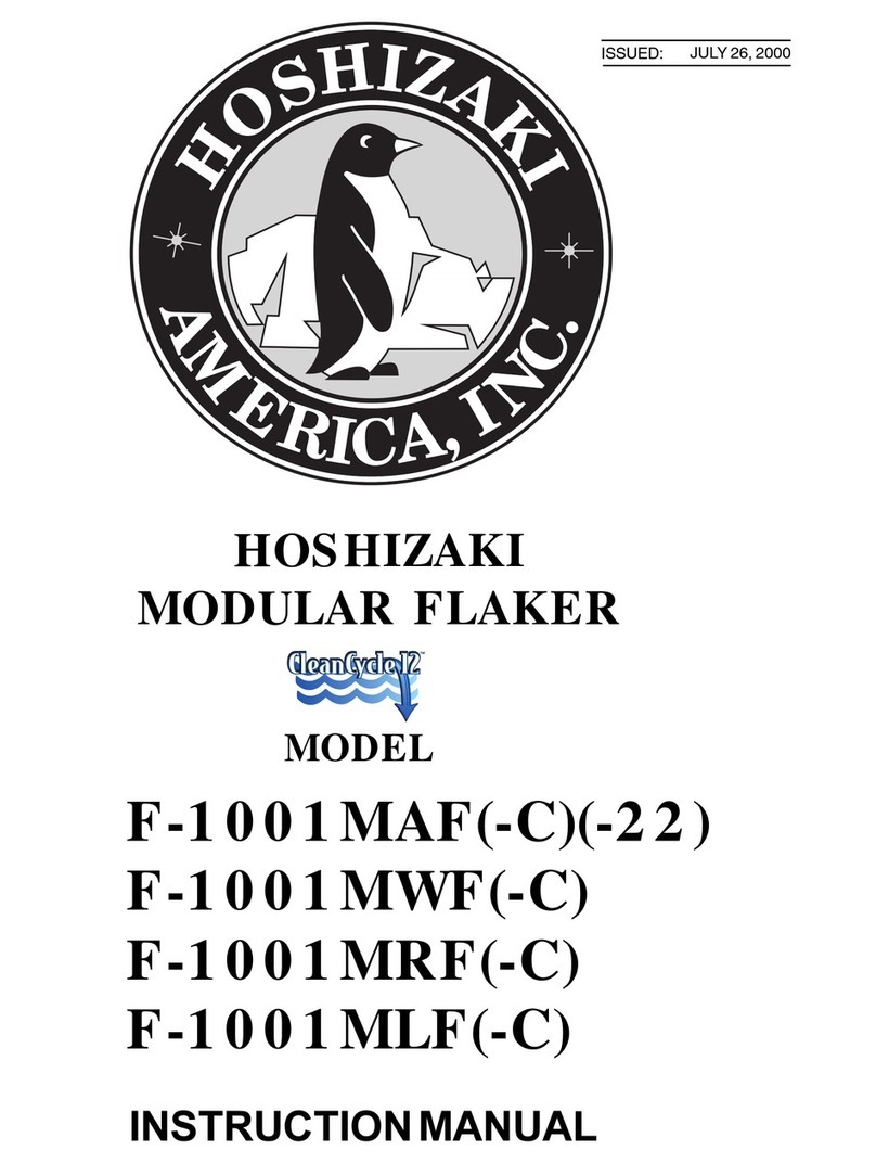 Hoshizaki F-1001MAF instruction manual