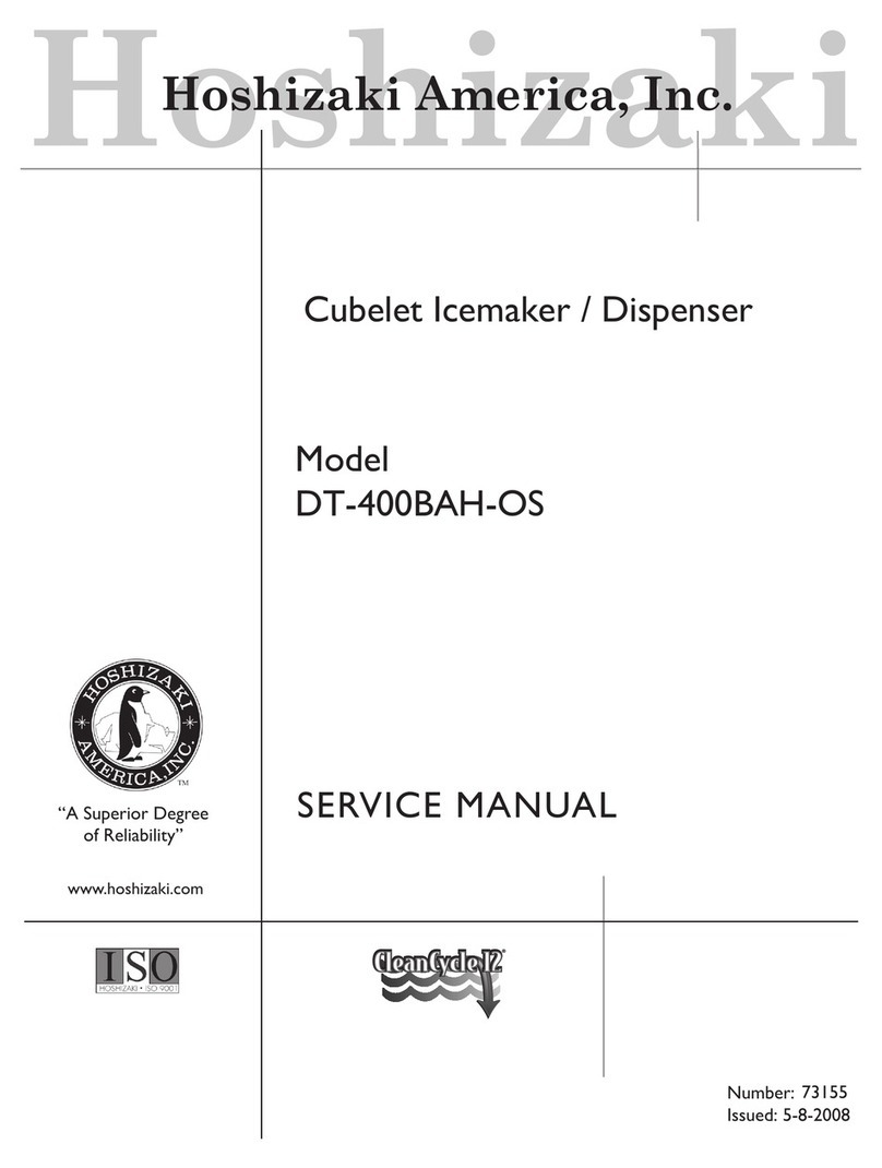 Hoshizaki DT-400BAH-OS Service manual