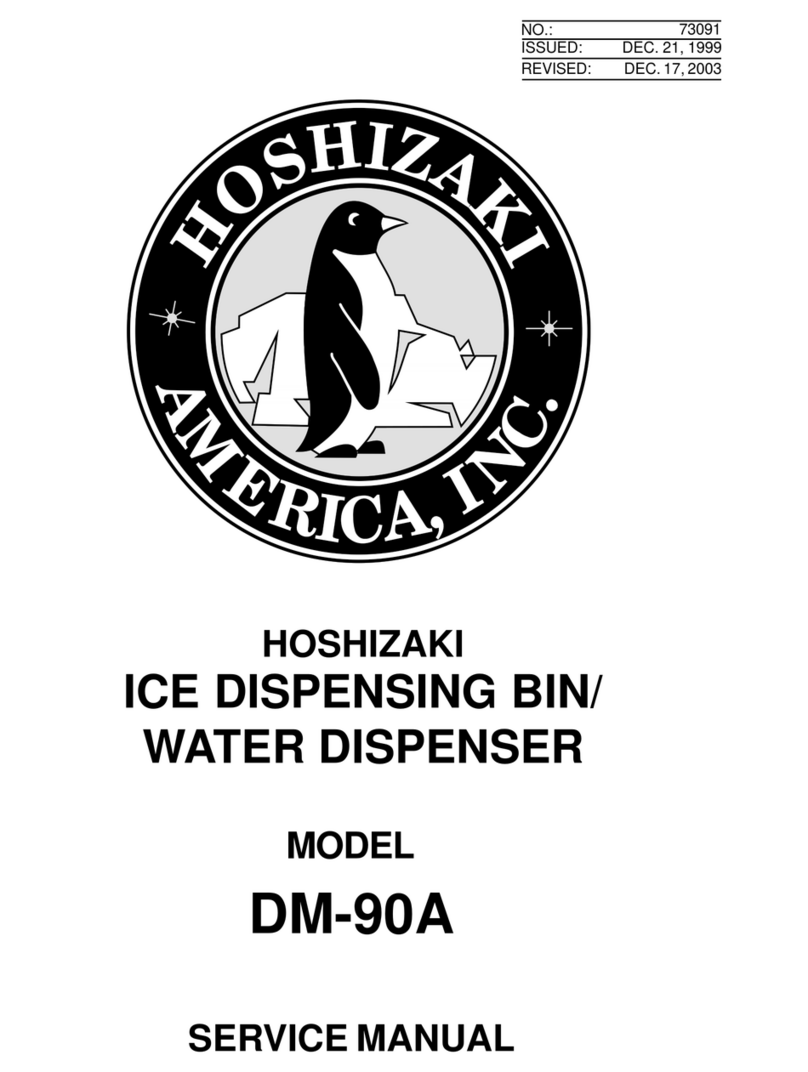 Hoshizaki DM-90A User manual