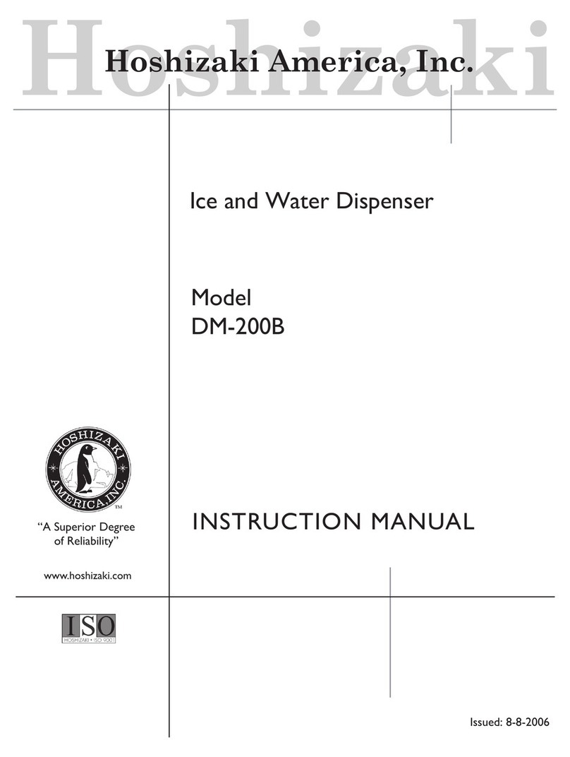 Hoshizaki DM-200B instruction manual