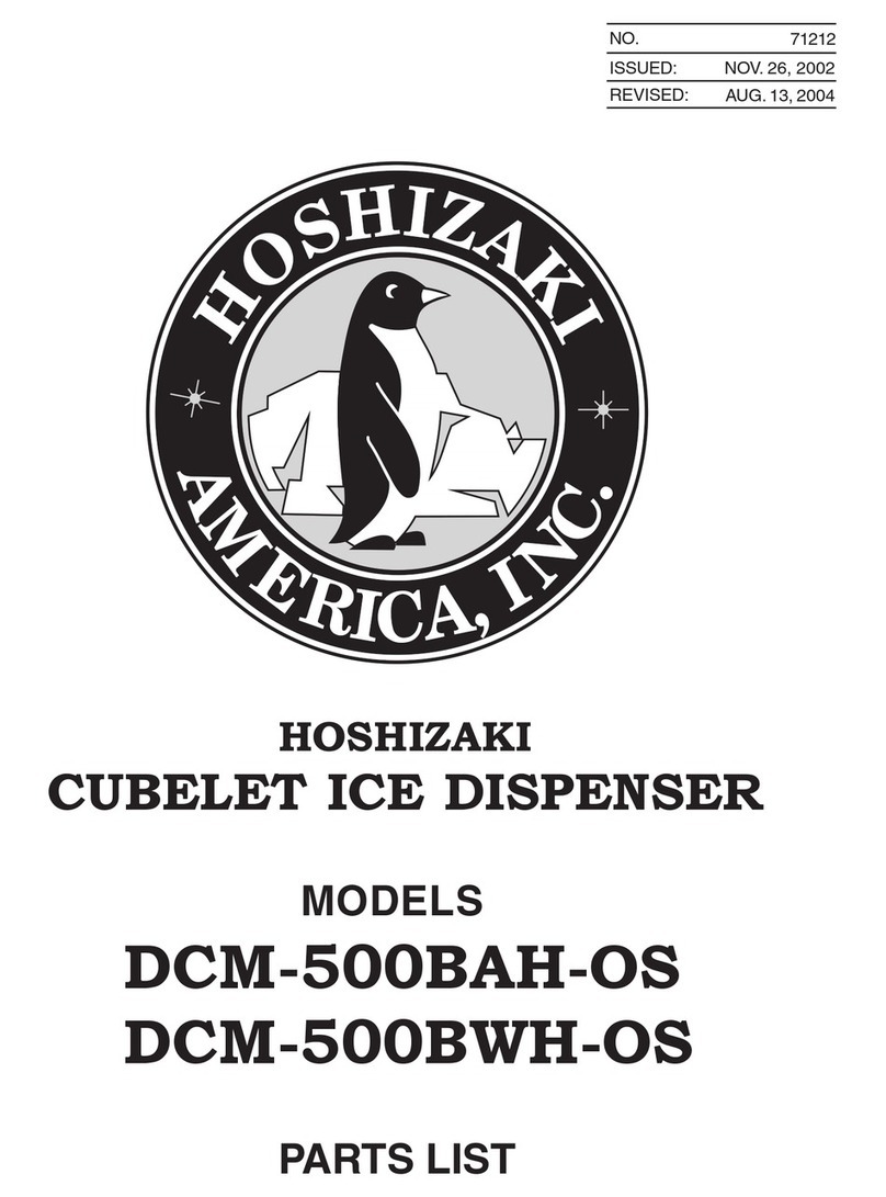 Hoshizaki DCM-500BAH-OS parts list