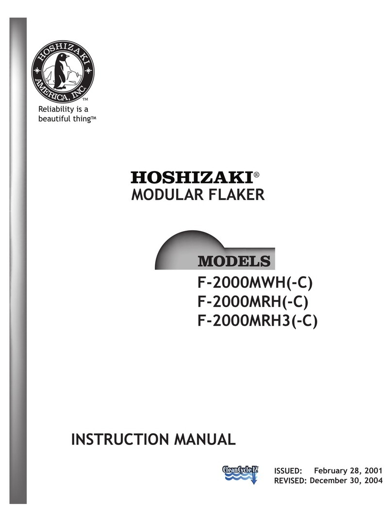 Hoshizaki F-2000MRH User manual