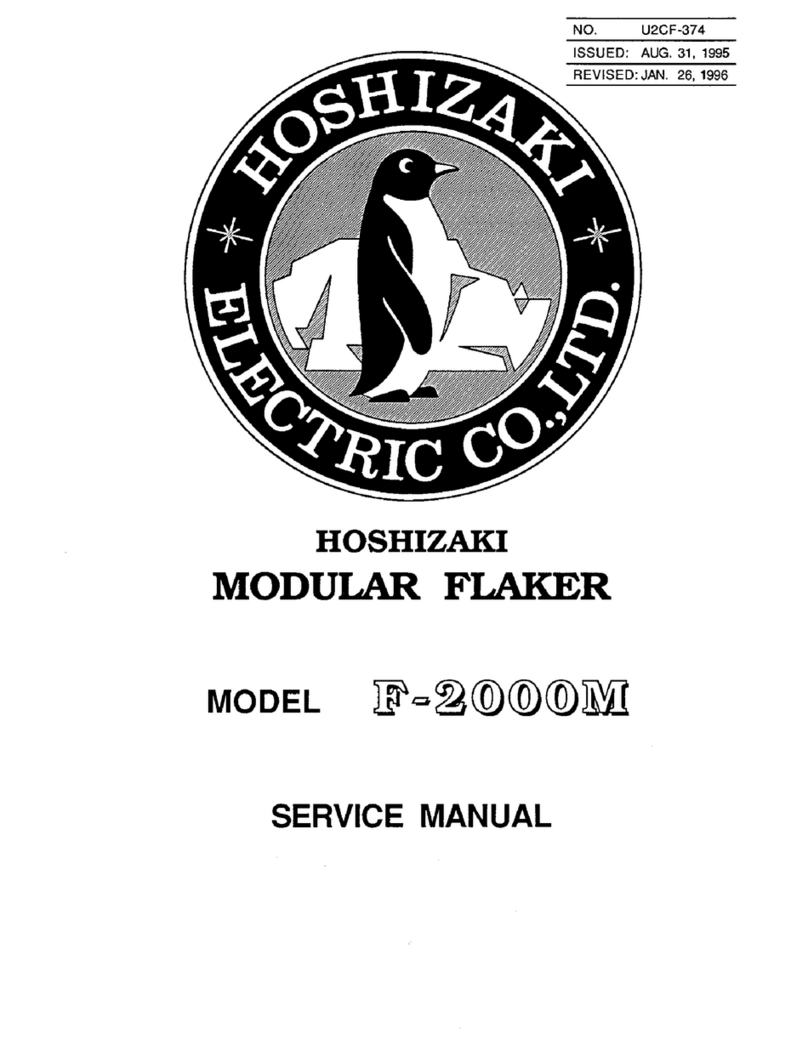 Hoshizaki F-2000M Service manual
