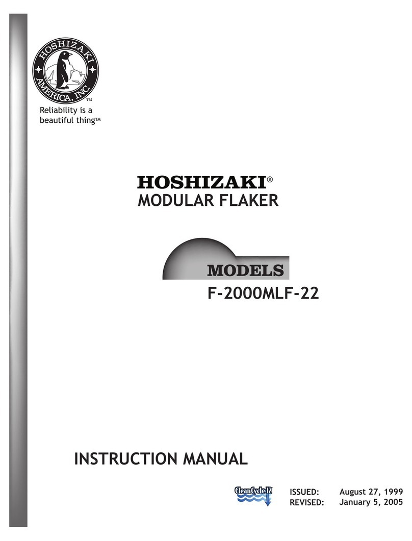 Hoshizaki F-2000MLF-22 instruction manual