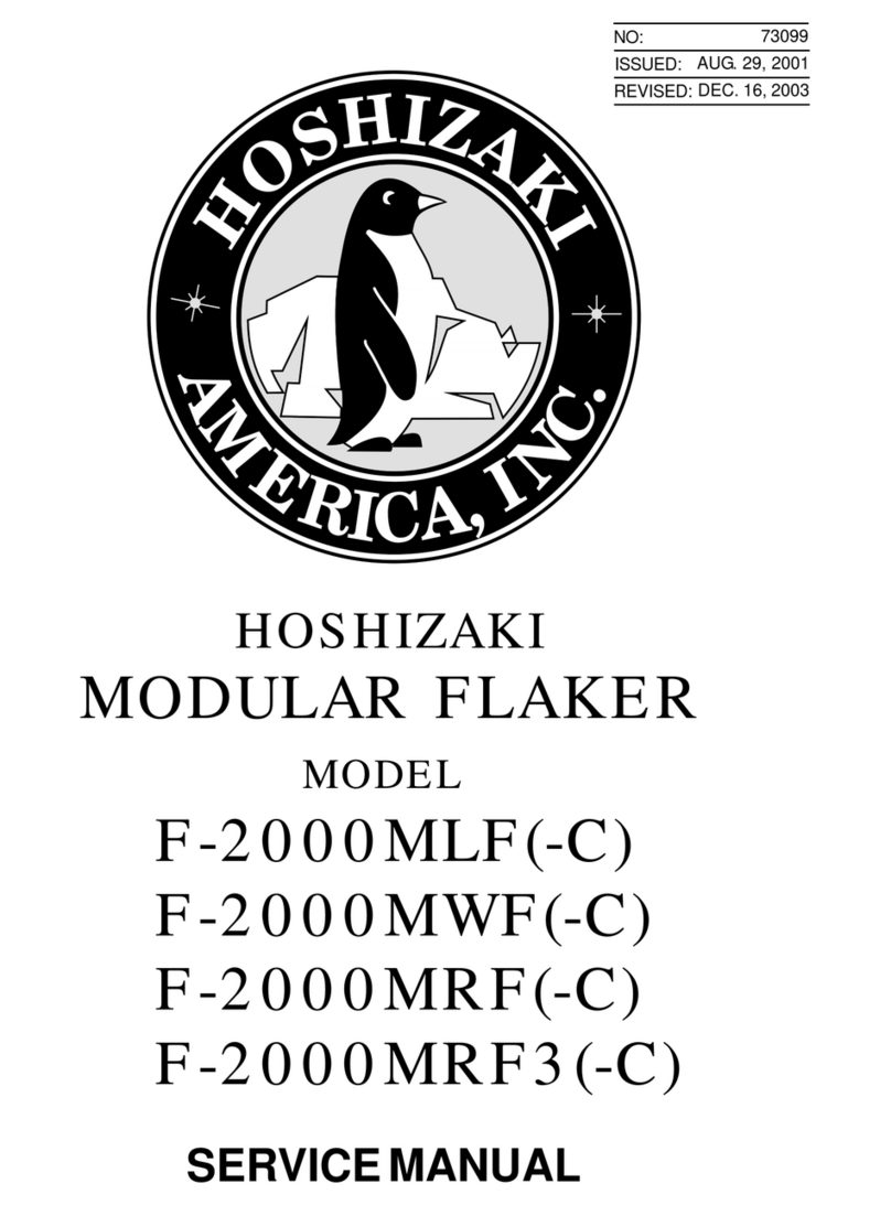 Hoshizaki F-2000MLF User manual