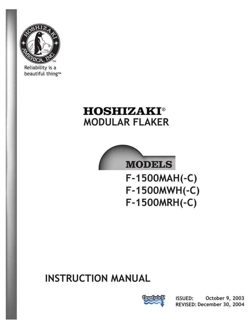Hoshizaki F-1500MAH User manual