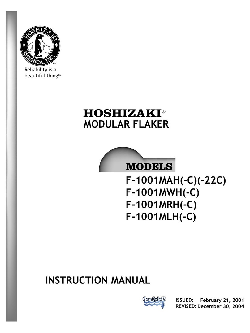 Hoshizaki F-1001MAH instruction manual