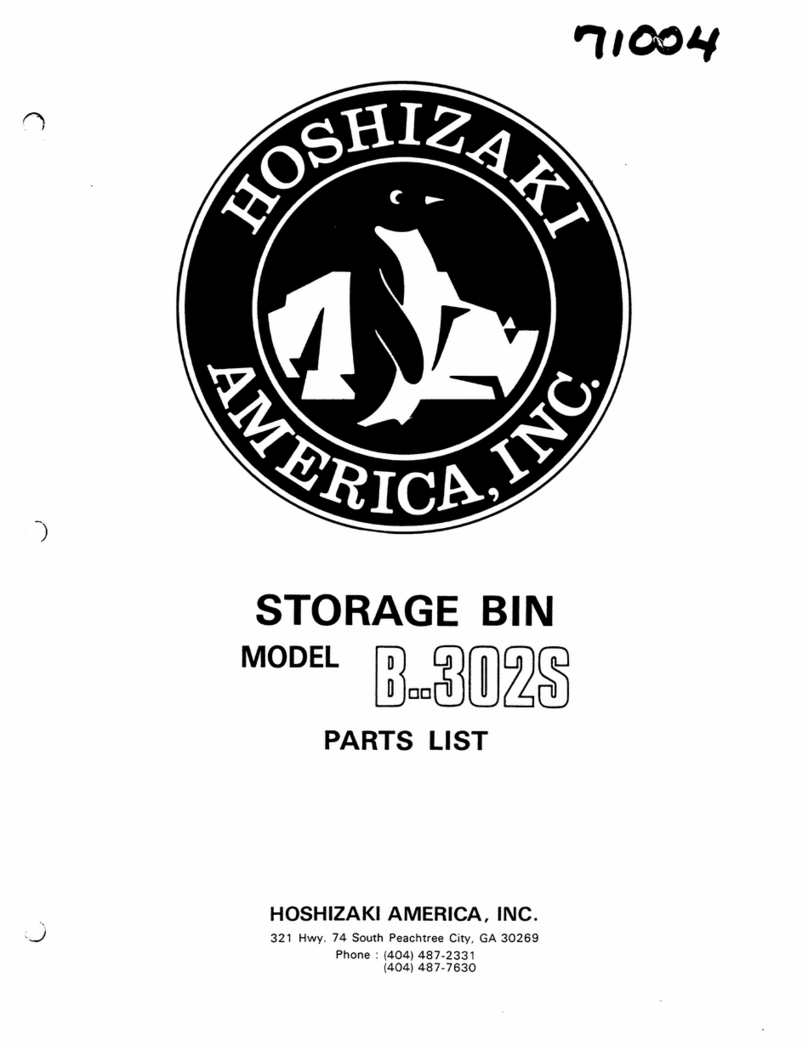 Hoshizaki B302S User manual