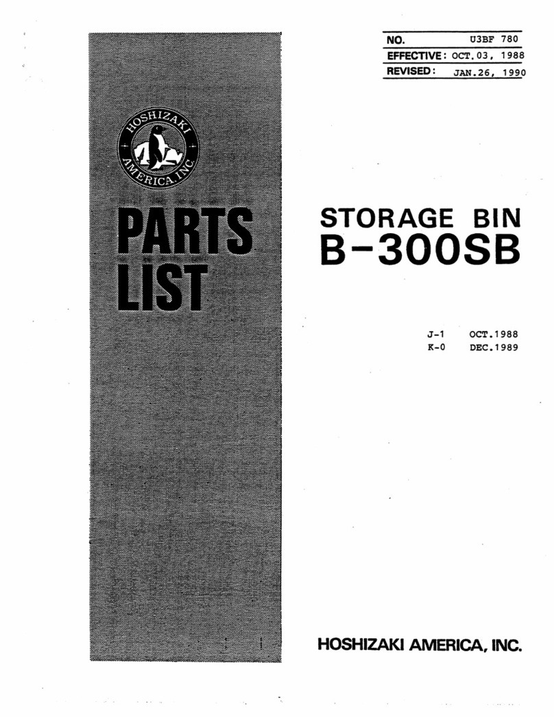 Hoshizaki B-300SB User manual