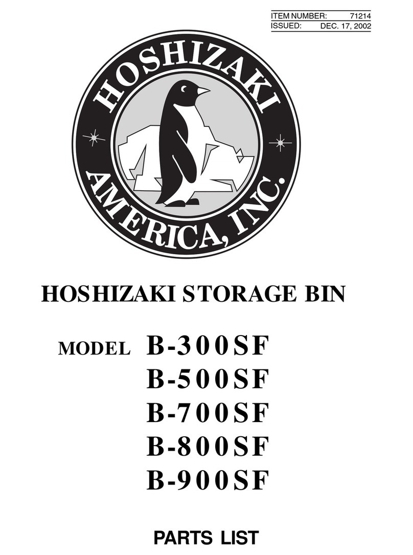 Hoshizaki B-300SF User manual