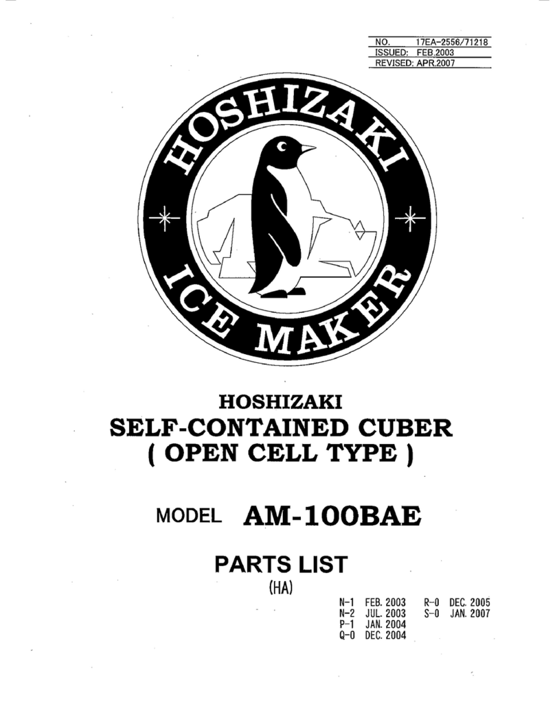 Hoshizaki AM-100BAE parts list