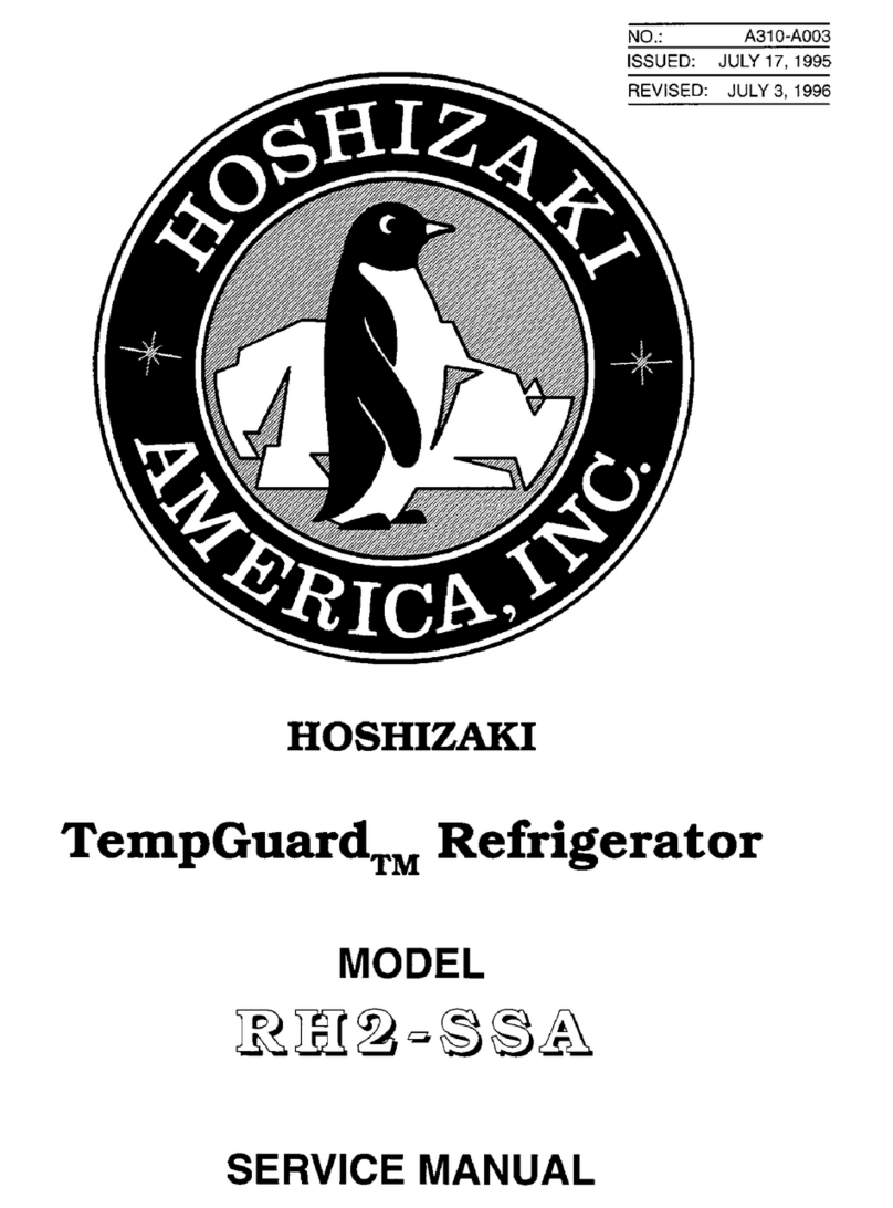 Hoshizaki Temp Guard RH2-SSA User manual