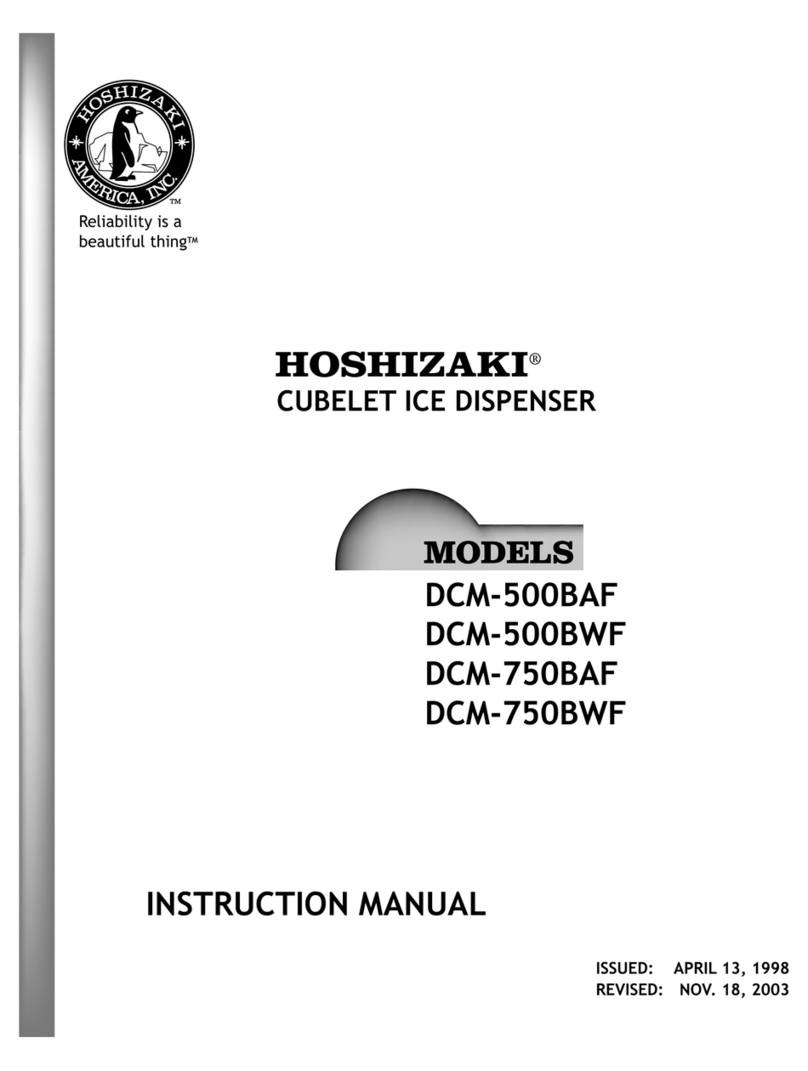 Hoshizaki DCM-500BAF instruction manual