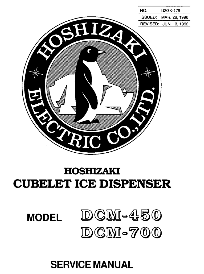 Hoshizaki DCM-450 Service manual