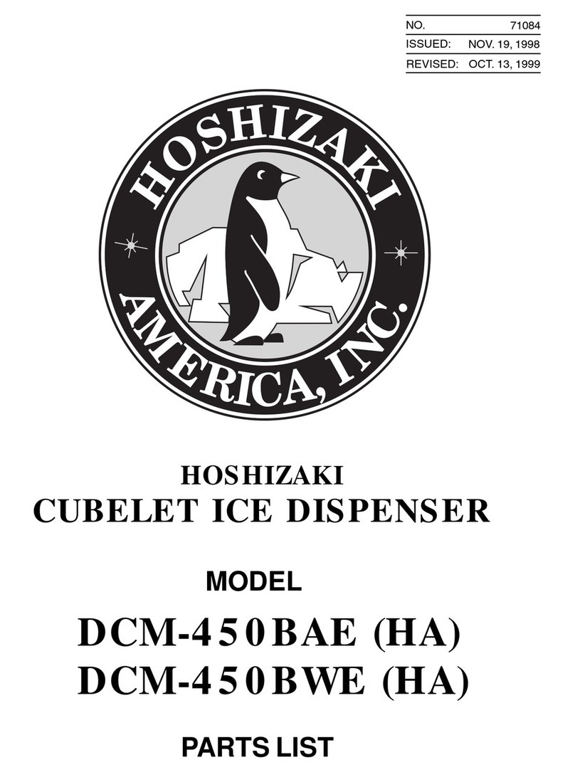 Hoshizaki DCM-450BAE parts list