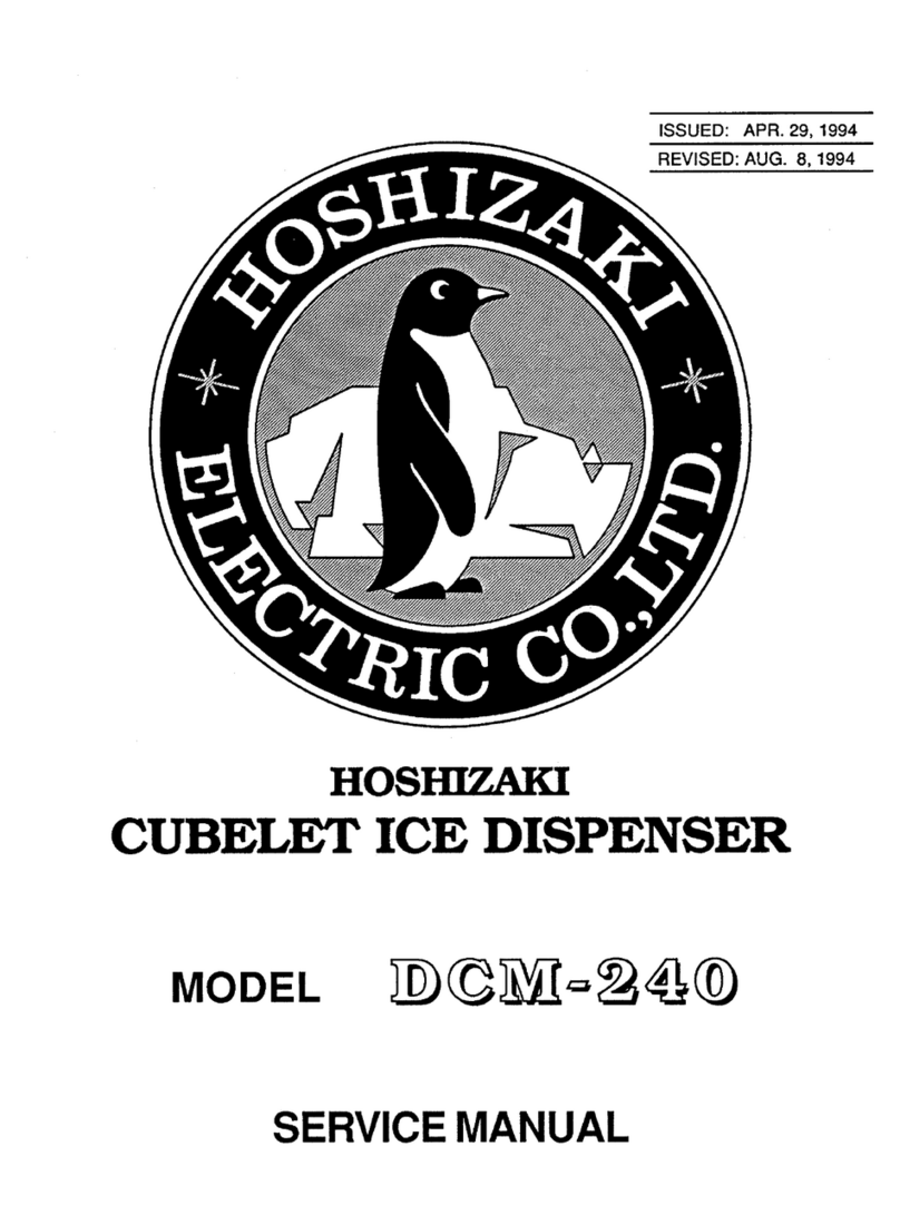 Hoshizaki DCM-240 Service manual