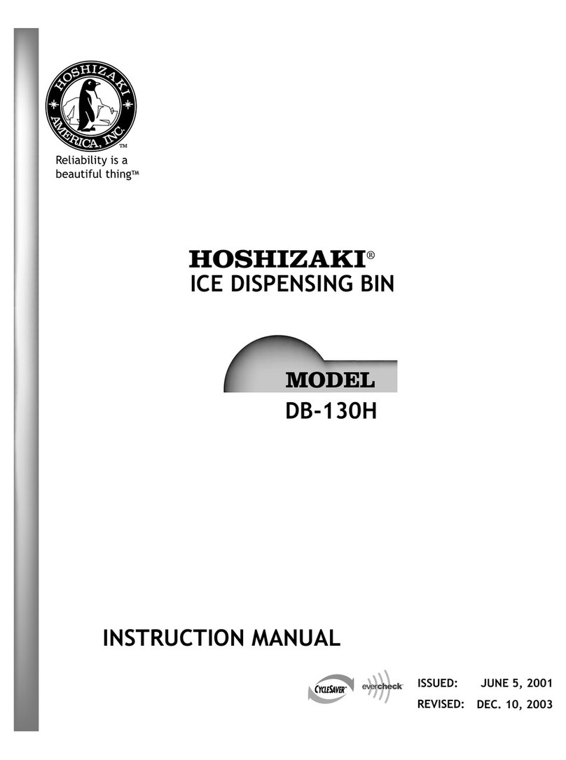 Hoshizaki DB-130H instruction manual