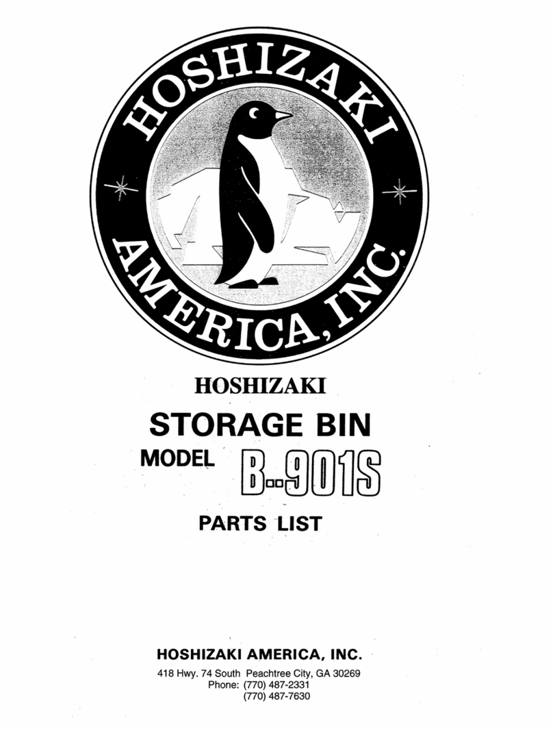 Hoshizaki B-901S User manual