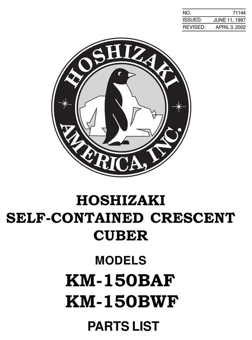 Hoshizaki KM-150BAF parts list