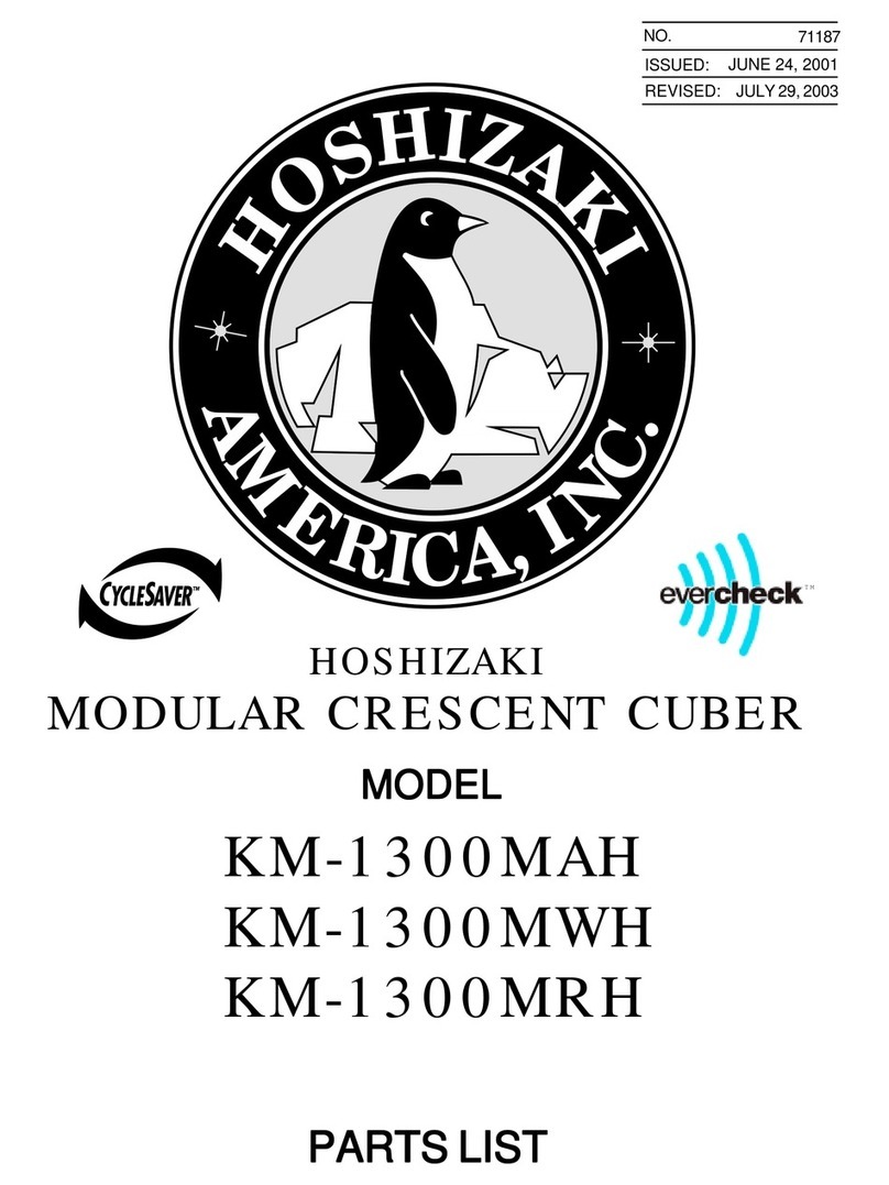 Hoshizaki KM-1300MAH User manual