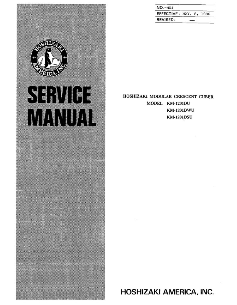 Hoshizaki KM-1201DSU Service manual