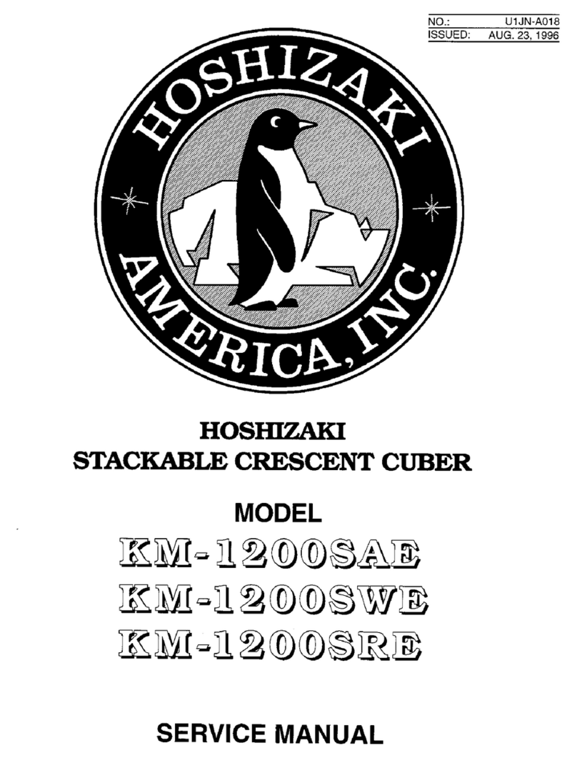 Hoshizaki KM-1200SAE Service manual